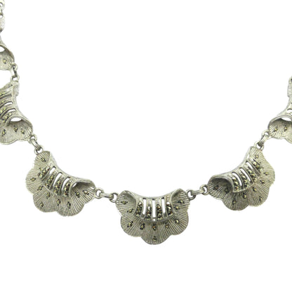 Original Vintage Theodor Fahrner signed Art Deco marcasite necklace c1930's