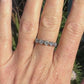 Antique 18ct white gold old cut diamond five stone ring c.1.00ct c1920's ~ with independent appraisal