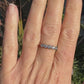 Antique Edwardian 18ct old cut diamond five stone ring c1910s