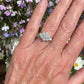 Stunning vintage 18ct diamond cluster engagement ring 1.73 carat ~ Independent Valuation