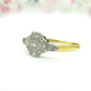 Art Deco 18ct Platinum diamond cluster ring c1920's