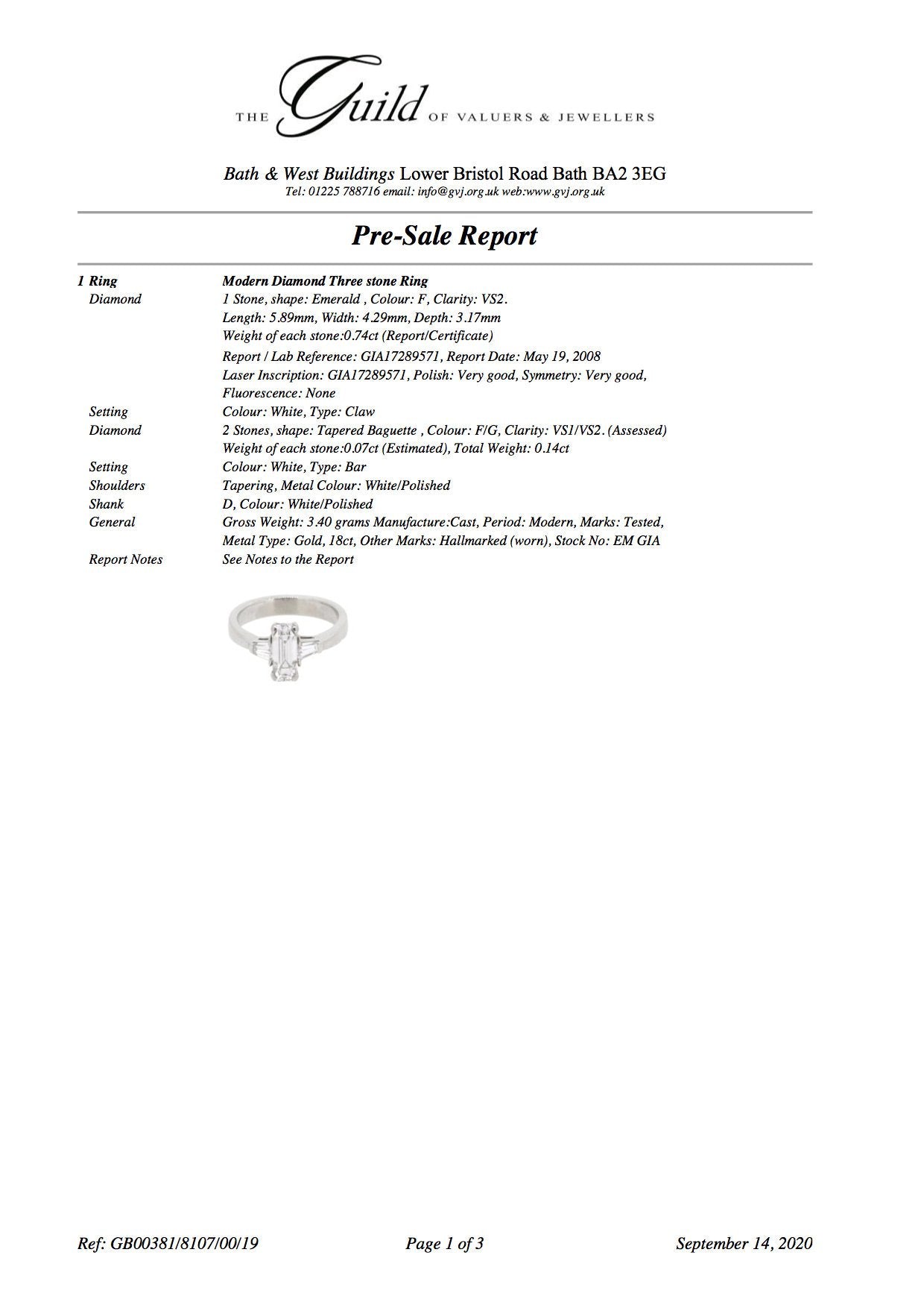 The guild of sales valuers and jewellers