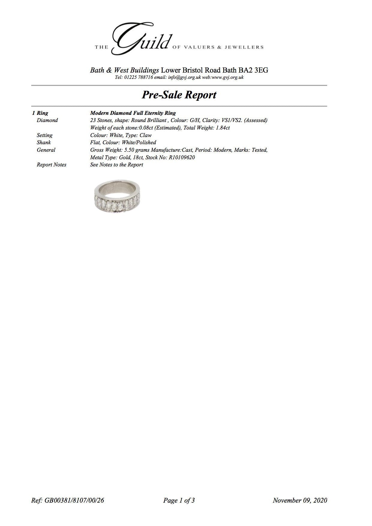 Vintage full hoop diamond wedding band 1.84 carat ~ Art Deco style Eternity ring ~ M 1/2 ~ 6.25