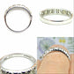 Vintage 18ct white gold seven stone diamond half eternity wedding band 0.85ct