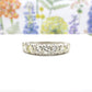 Vintage 18ct white gold seven stone diamond half eternity wedding band 0.85ct