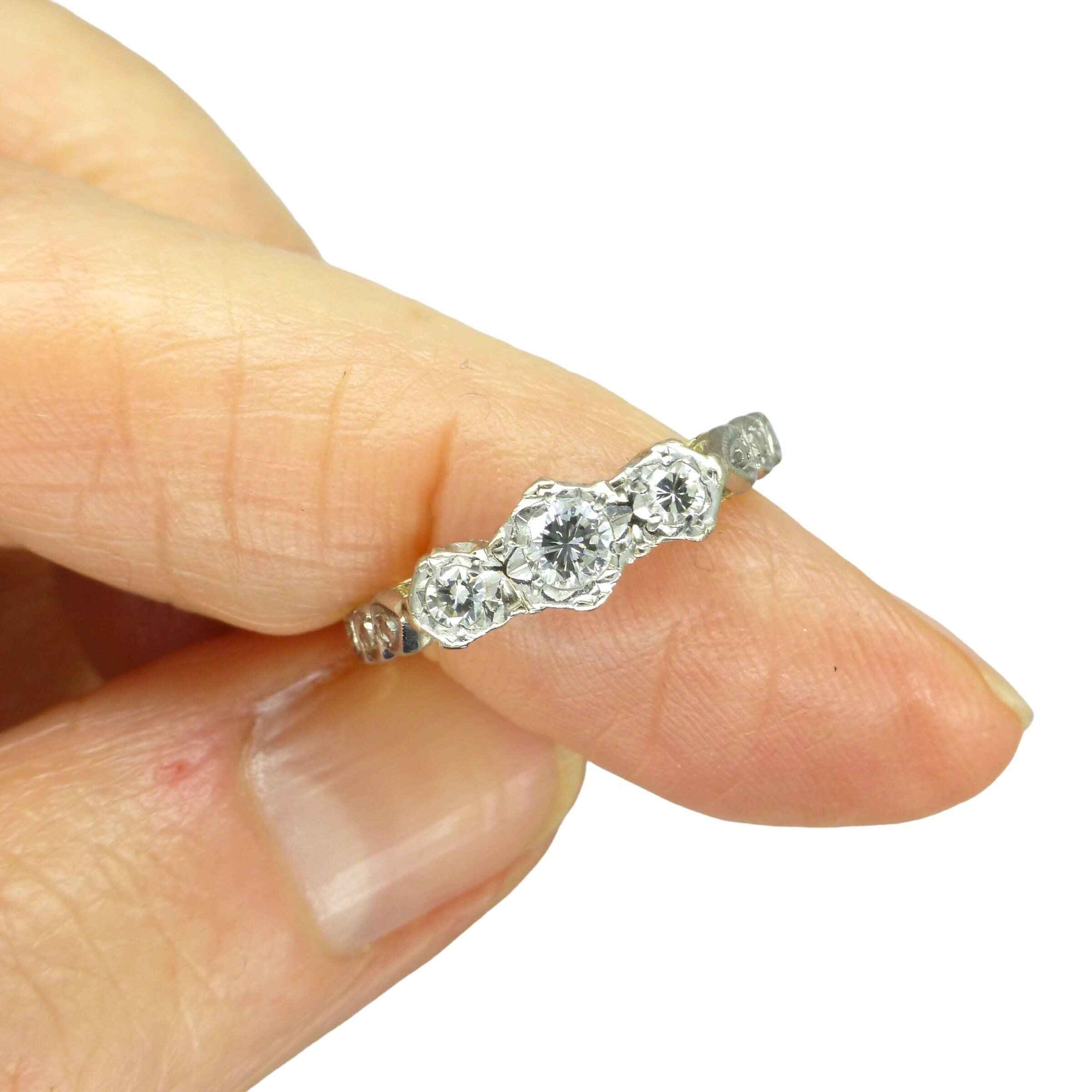 Trilogy shop eternity ring
