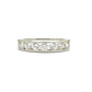 Vintage 18ct white gold seven stone diamond eternity wedding ring 0.70 carat