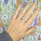 Stunning Vintage 18ct gold five stone diamond ring 1.62 carat ~ with appraisal