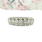 Vintage 9ct gold seven stone Diamond half eternity ring 0.50ct wedding band
