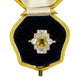 Vintage Art Deco style Platinum yellow sapphire diamond cluster panel ring