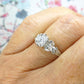 Vintage Art Deco 18ct Platinum diamond solitaire engagement ring c1930s