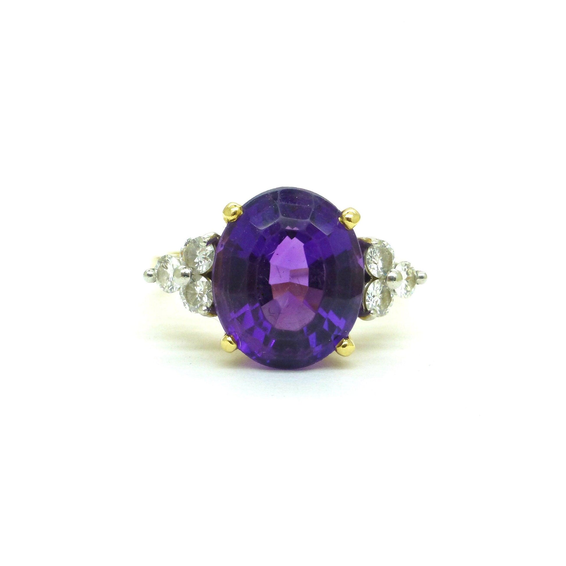 vintage amethyst ring