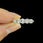 Antique 18ct old cut diamond five stone ring 1.00 carat ~ Edwardian eternity wedding band