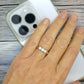 Vintage 18ct diamond three stone trilogy ring 0.58ct