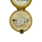 Antique Edwardian 18ct platinum old cut diamond daisy ring c1910-1920's