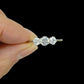 Antique 18ct Platinum old European cut diamond three stone trilogy ring 0.90ct ~ c1910's