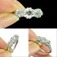 Antique Platinum old European cut diamond three stone trilogy ring 1.18ct ~ c1920's - Independent Valuation