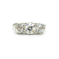 Antique Platinum old European cut diamond three stone trilogy ring 1.18ct ~ c1920's - Independent Valuation