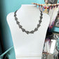 Vintage Art Deco silver marcasite articulated collar necklace c1930's