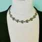Vintage Art Deco silver marcasite articulated collar necklace c1930's