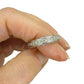 Vintage 10K white gold princess cut diamond eternity wedding band 1.00ct