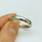 Vintage Asprey of London heavy Platinum wedding band 10.7 grams with original box