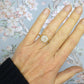 Antique Edwardian 18ct old cut diamond cluster ring 1.00 carat ~ 1910