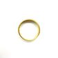 Antique English 22ct gold wedding band dated 1919 ~ Large size W ~ heavy yellow gold ring 7.16 grams