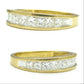 Vintage 18ct gold channel set Princess cut Diamond half eternity ring 1.00ct ~ with independent appraisal
