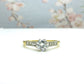 Vintage 18ct gold & Platinum brilliant cut diamond solitaire engagement ring 1950's ~ With Independent report.