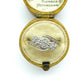 Vintage 18ct platinum diamond trilogy ring c1930's ~ 1950's